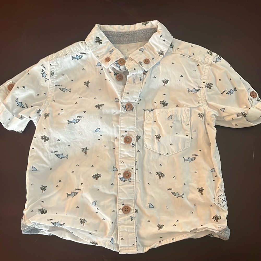 Boys Button Up Shirt Size 1